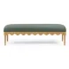 Oodle Green Performance Fabric Upholstered Bed Bench