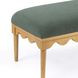 Oodle Green Performance Fabric Upholstered Bed Bench