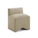 Pippa Taupe Performance Fabric Upholstered Accent Stool