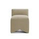 Pippa Taupe Performance Fabric Upholstered Accent Stool