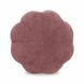Fleur Mauve Performance Fabric Upholstered Round Storage Ottoman