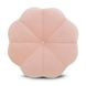 Fleur Pink Performance Fabric Upholstered Round Storage Ottoman