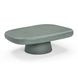 Darial Green Rectangular Outdoor Concrete Top Coffee Table