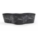 Slab Black Marble Free Form Outdoor Concrete Top Coffee Table