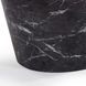 Slab Black Marble Free Form Outdoor Concrete Top Coffee Table