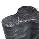 Slab Black Marble Free Form Outdoor Concrete Top Side Table
