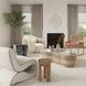 Slab Black Marble Free Form Outdoor Concrete Top Side Table