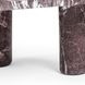 Libby Red Levanto Triangular Outdoor Concrete Top Nesting Coffee Table Set of 2