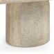 Tyche Travertine Rectangular Outdoor Concrete Top Coffee Table