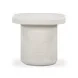 Suraya Ivory Square Outdoor Concrete Top Side Table