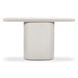 Suraya Ivory Oval Concrete Top Console Table