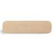 Suraya Faux Travertine Oval Concrete Top Console Table