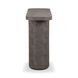 Suraya Dark Umber Oval Concrete Top Console Table