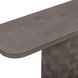 Suraya Dark Umber Oval Concrete Top Console Table