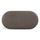 Suraya Dark Umber Oval Outdoor Concrete Top Coffee Table