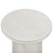 Suraya Ivory Round Outdoor Concrete Top Side Table