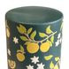 Tempest Lemon Citrus Round Outdoor Side Table