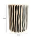Tempest Black and White Round Outdoor Side Table