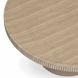 Darcy Travertine Round Outdoor Concrete Top Coffee Table