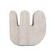 Thyme Travertine Round Outdoor Concrete Top Side Table
