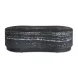 Hades Black Marble Oval Outdoor Concrete Top Coffee Table