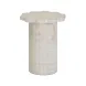 Blossom Travertine Round Outdoor Concrete Top Side Table