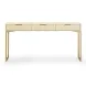 Pesce Cream Rectangular Console Table