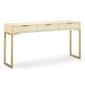 Pesce Cream Rectangular Console Table