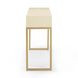 Pesce Cream Rectangular Console Table