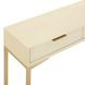 Pesce Cream Rectangular Console Table