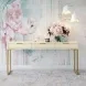 Pesce Cream Rectangular Console Table