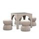 Tomlin Beige 35" Square Game Table