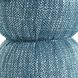 Tomlin Teal Performance Fabric Upholstered Round Ottoman