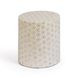 Lorna Pearl and Gray Accent Stool