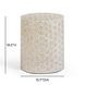 Lorna Pearl and Gray Accent Stool