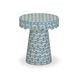 Lady Blue Round Side Table