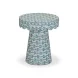 Lady Blue Round Side Table