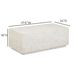 Earl Cream Rectangular Coffee Table