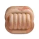 Love Knot Pink Marble Outdoor Concrete Accent Stool
