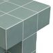 Alma Green Square Outdoor Concrete Top Side Table