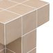Alma Taupe Square Outdoor Concrete Top Side Table