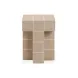 Alma Taupe Square Outdoor Concrete Top Side Table