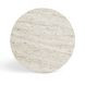 Asta Travertine Round Outdoor Concrete Top Side Table