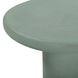 Jade Green Free Form Outdoor Concrete Top Side Table