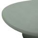 Jade Green Round Outdoor Concrete Top Large Coffee Table