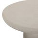 Jade Cream Free Form Outdoor Concrete Top Side Table