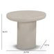 Jade Cream Free Form Outdoor Concrete Top Side Table