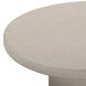 Jade Cream Round Outdoor Concrete Top Medium Coffee Table