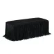 Shag Me Black Upholstered Accent Bench