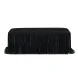 Shag Me Black Upholstered Accent Bench